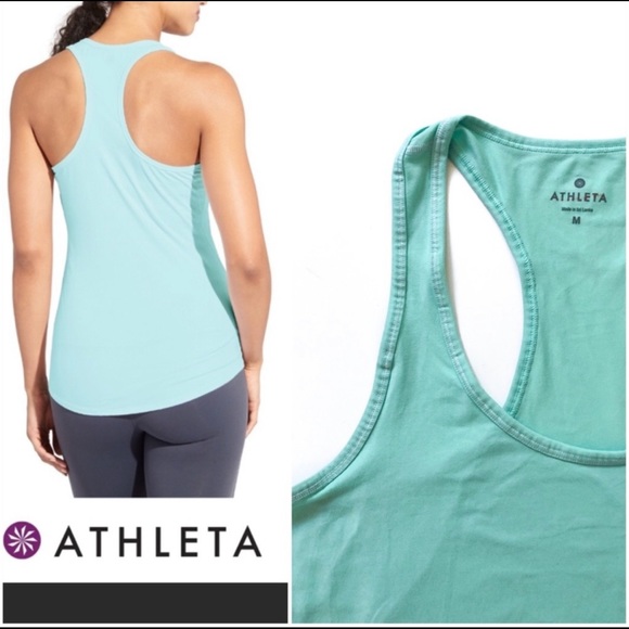 Athleta Tops - Athleta M mint/sea foam green chi tank
